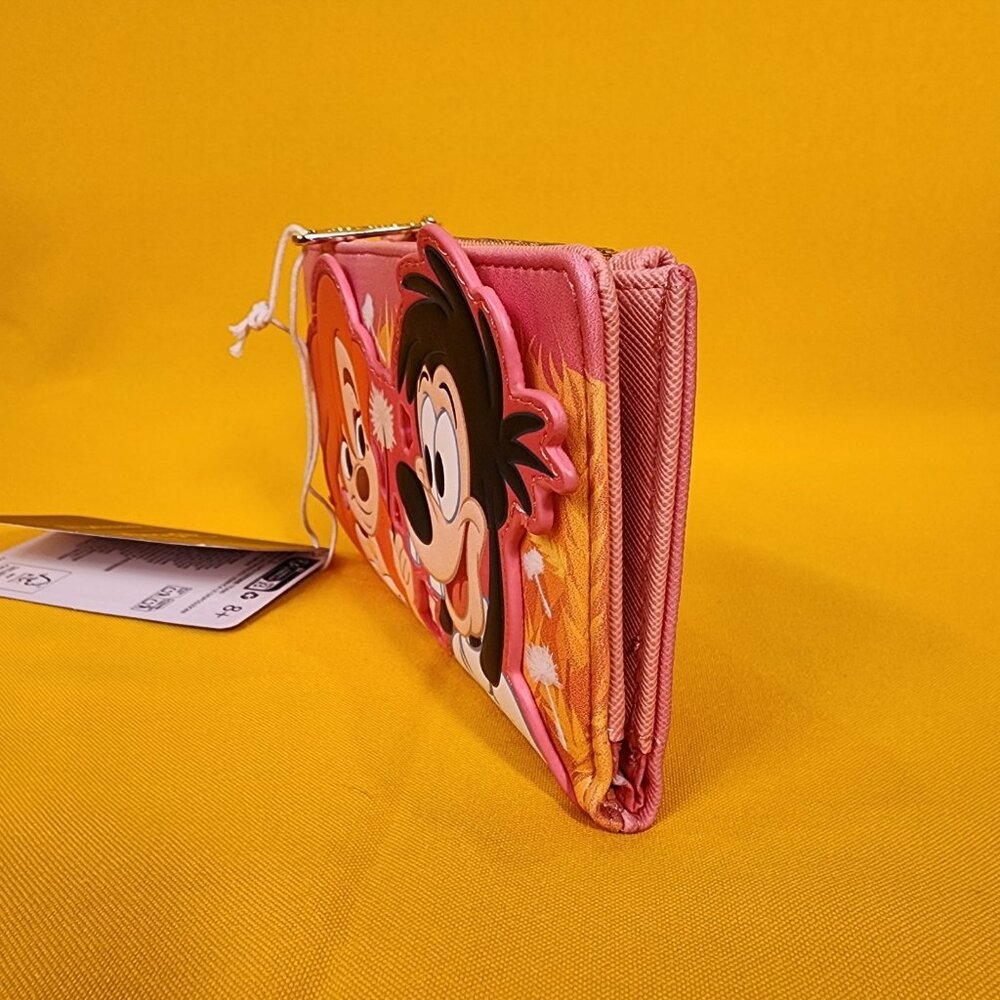 Loungefly Disney A Goofy Movie Max & Roxanne Dandelion Flap Wallet NEW - Picture 6 of 12